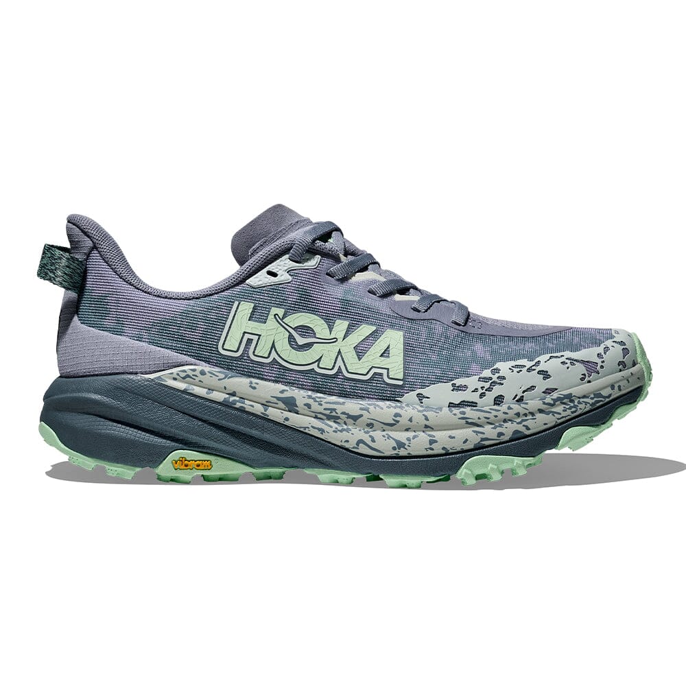 Hoka Women's Speedgoat 6 - BlackToe Running#colour_moonlight-thunder-cloud