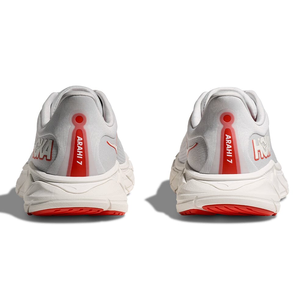 Hoka Men's Arahi 7 - BlackToe Running#colour_cosmic-grey-tomato
