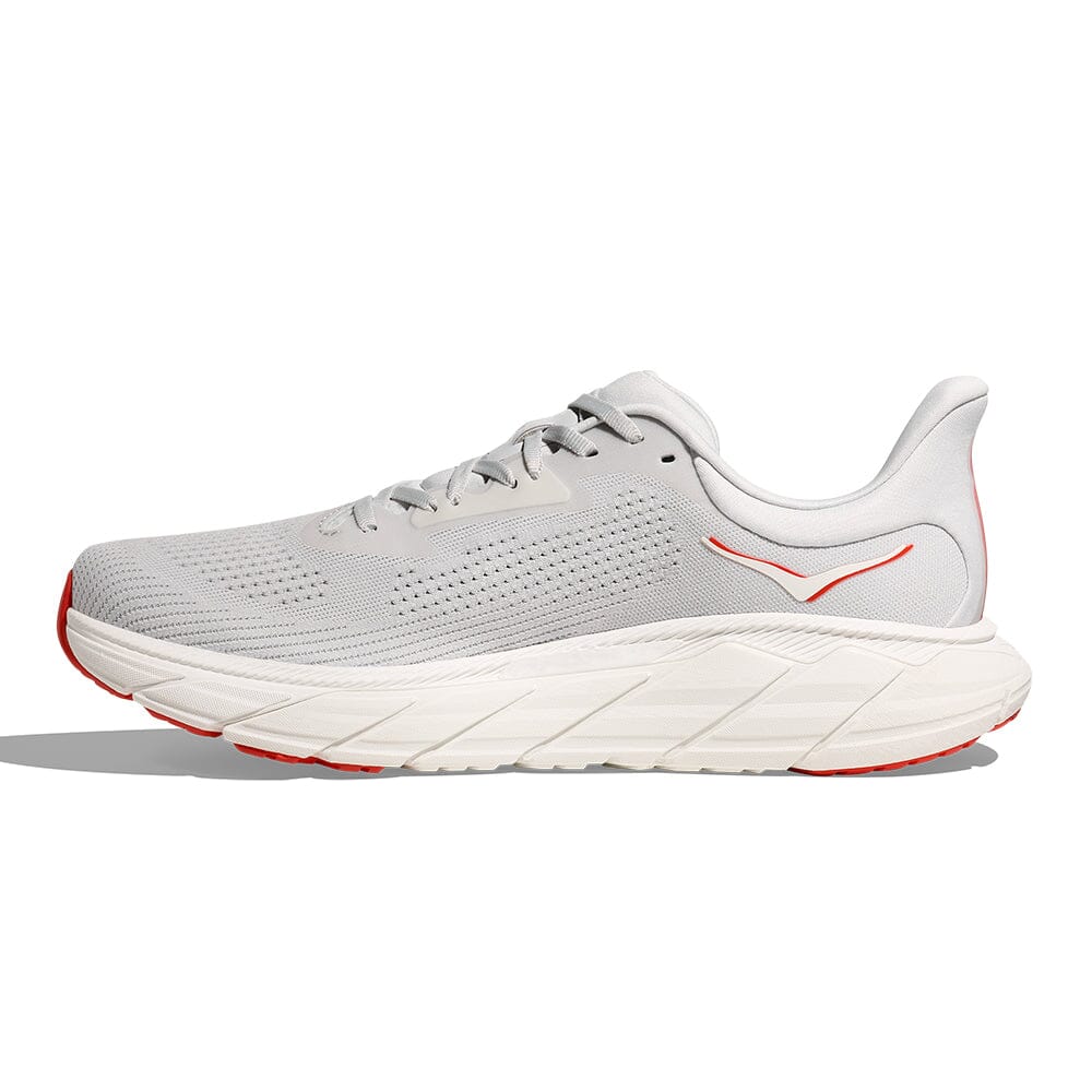 Hoka Men's Arahi 7 - BlackToe Running#colour_cosmic-grey-tomato