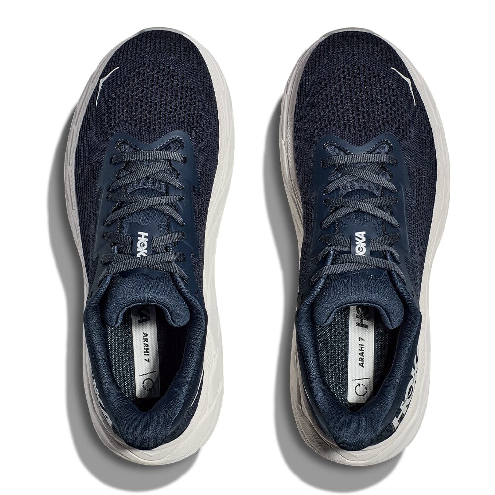 Hoka Men's Arahi 7 - BlackToe Running#colour_outer-space-white