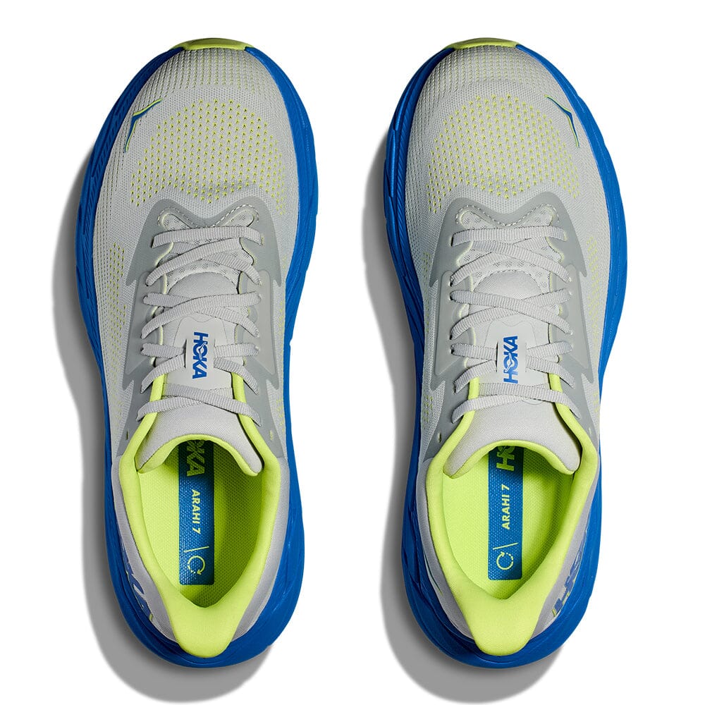 Hoka Men's Arahi 7 - BlackToe Running#colour_stardust-electric-cobalt