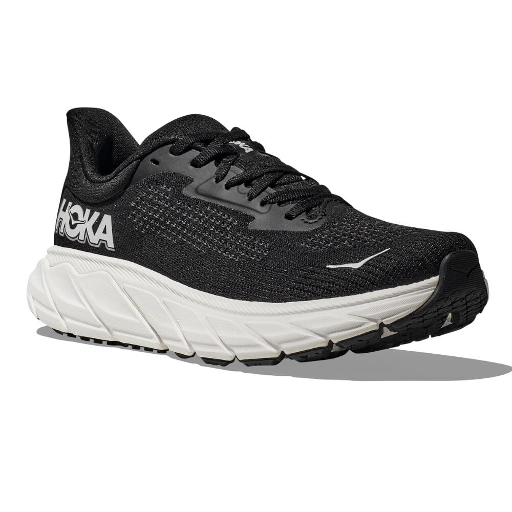 Hoka Women's Arahi 7 - BlackToe Running#colour_black-white