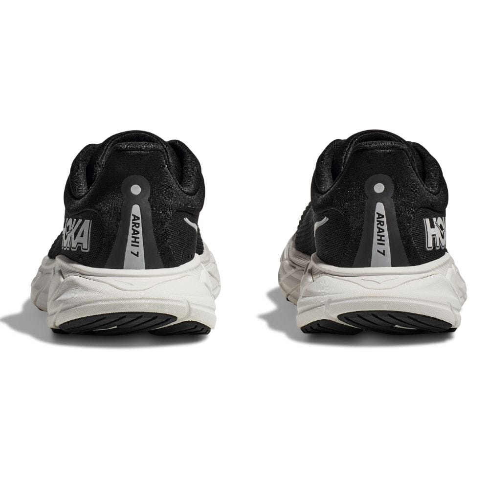 Hoka Women's Arahi 7 - BlackToe Running#colour_black-white