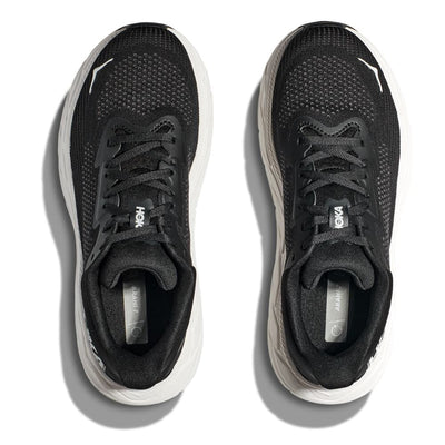 Hoka Women's Arahi 7 - BlackToe Running#colour_black-white