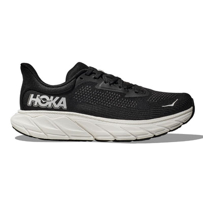 Hoka Women's Arahi 7 - BlackToe Running#colour_black-white
