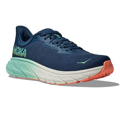 Hoka Women's Arahi 7 - BlackToe Running#colour_midnight-seafoam
