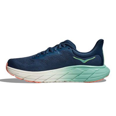 Hoka Women's Arahi 7 - BlackToe Running#colour_midnight-seafoam
