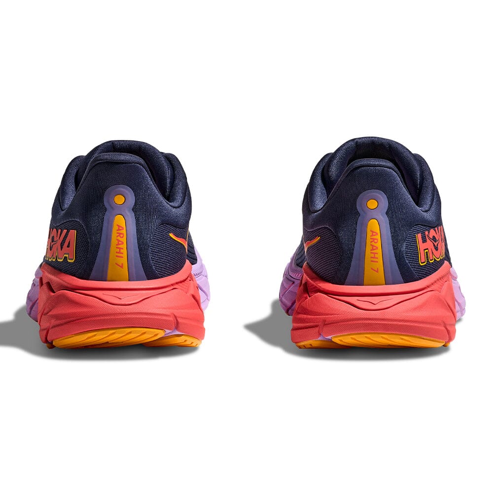 Hoka Women's Arahi 7 - BlackToe Running#colour_nautical-dusk-varsity-navy