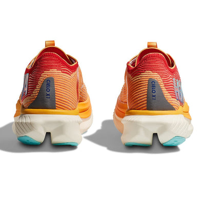 Hoka Cielo X1 - BlackToe Running#colour_cerise-solar-flare