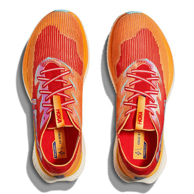 Hoka Cielo X1 - BlackToe Running#colour_cerise-solar-flare