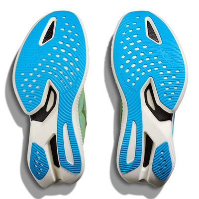 Hoka Cielo X1 - BlackToe Running#colour_evening-sky-lettuce