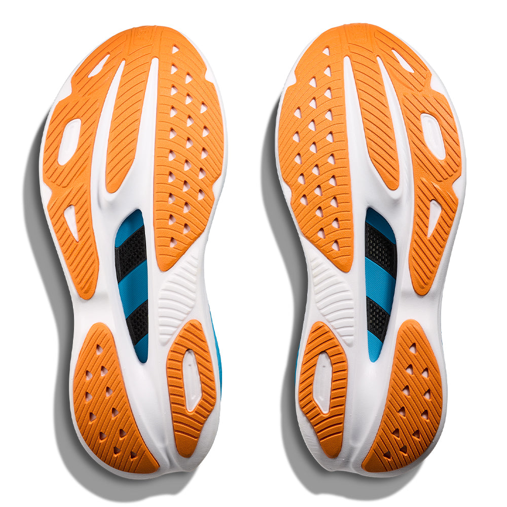 Hoka Men's Skyward X - BlackToe Running#colour_clear-sea-alpine-blue