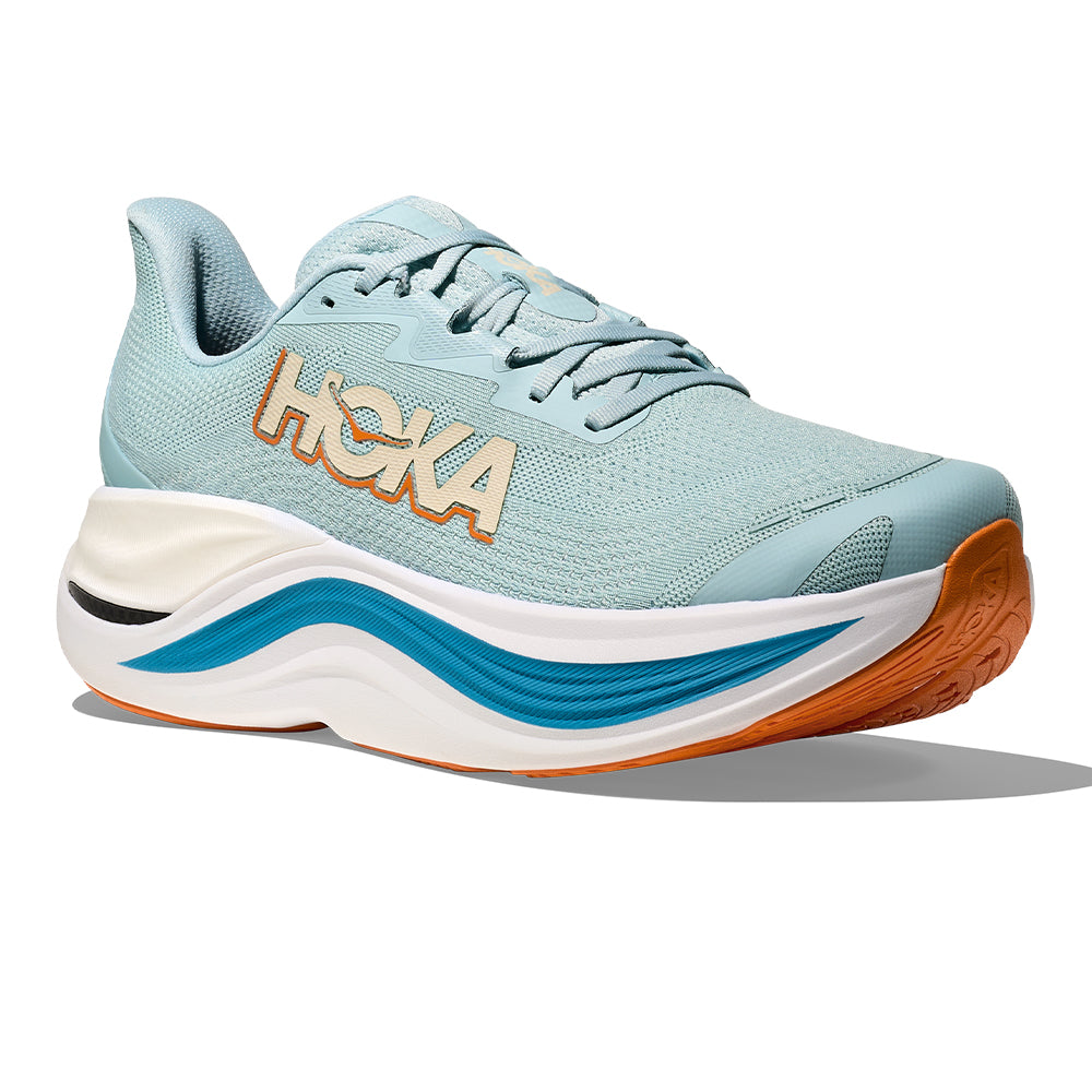 Hoka Men's Skyward X - BlackToe Running#colour_clear-sea-alpine-blue