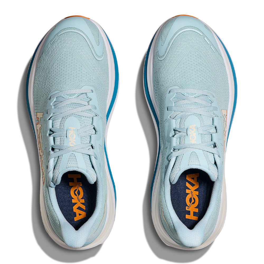 Hoka Men's Skyward X - BlackToe Running#colour_clear-sea-alpine-blue