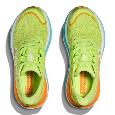 Hoka Women's Skyward X - BlackToe Running#colour_lettuce-cloudless