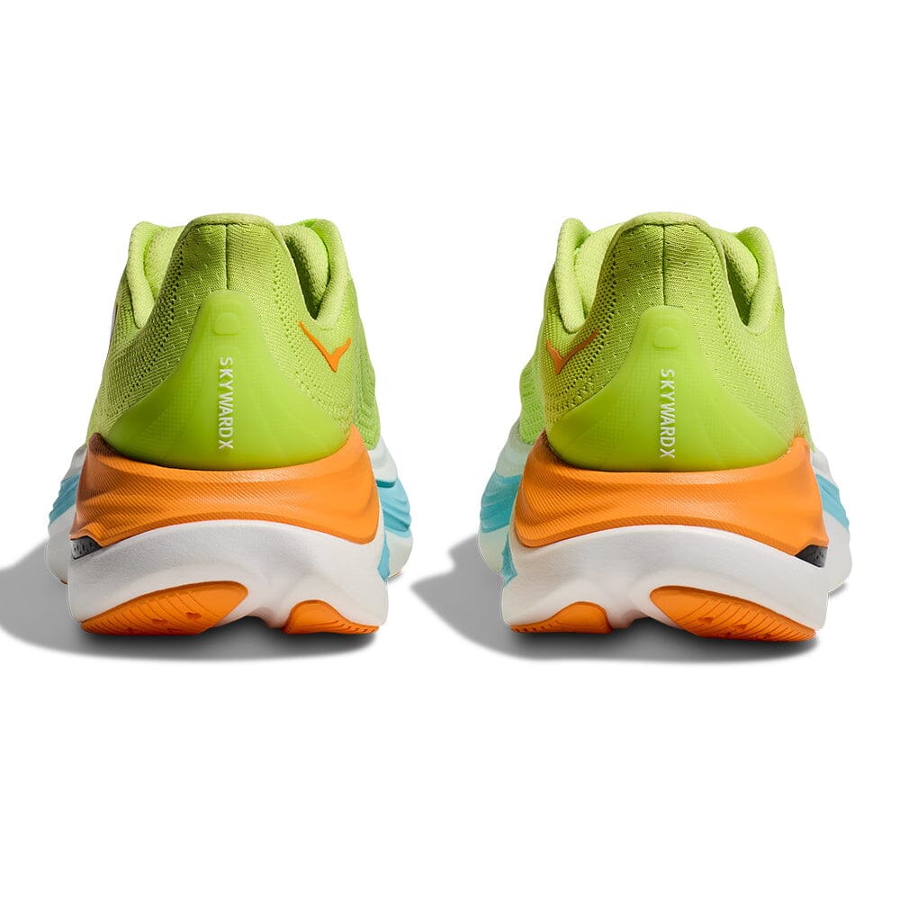 Hoka Women's Skyward X - BlackToe Running#colour_lettuce-cloudless