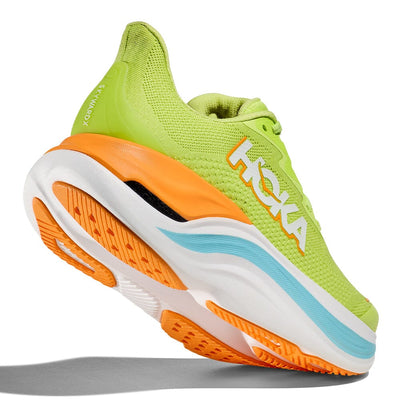 Hoka Women's Skyward X - BlackToe Running#colour_lettuce-cloudless