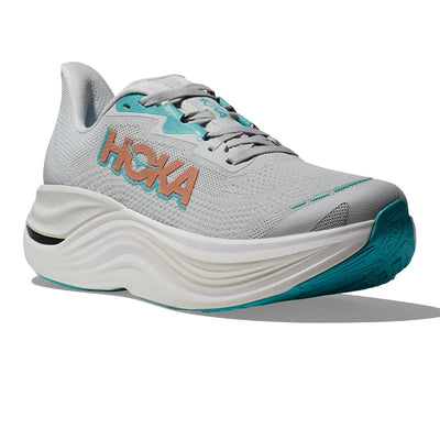Hoka Women's Skyward X - BlackToe Running#colour_cosmic-grey-rose-gold