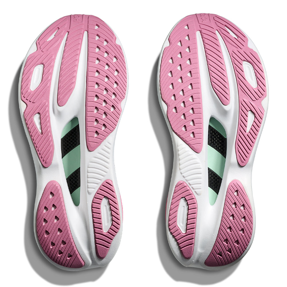 Hoka Women's Skyward X - BlackToe Running#colour_jadeite-dried-rose