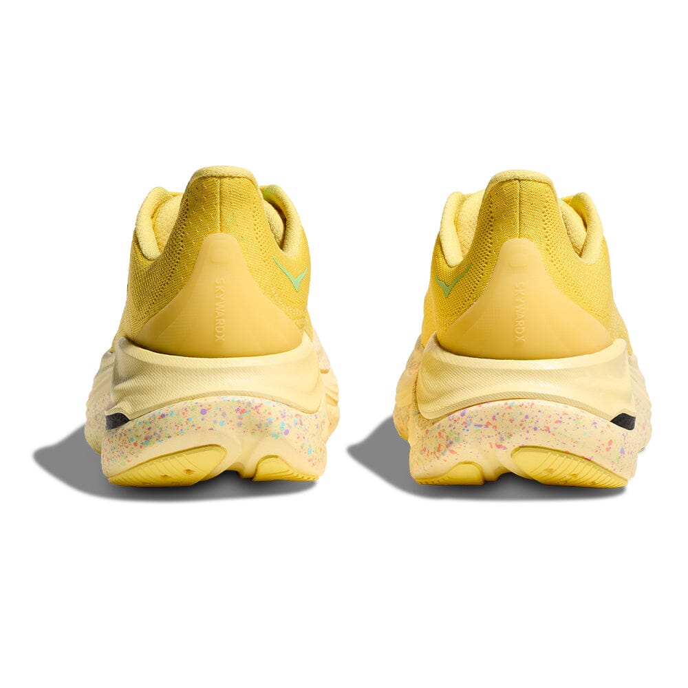 Hoka Women's Skyward X - Global Running Day - BlackToe Running#colour_lemonade-sunlight