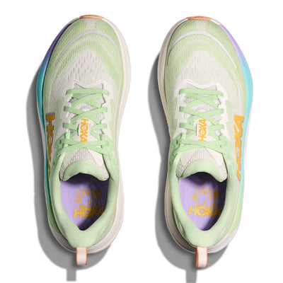 Hoka Men's Skyflow - BlackToe Running#colour_luna-moth-white
