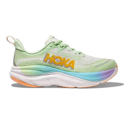 Hoka Men's Skyflow - BlackToe Running#colour_luna-moth-white