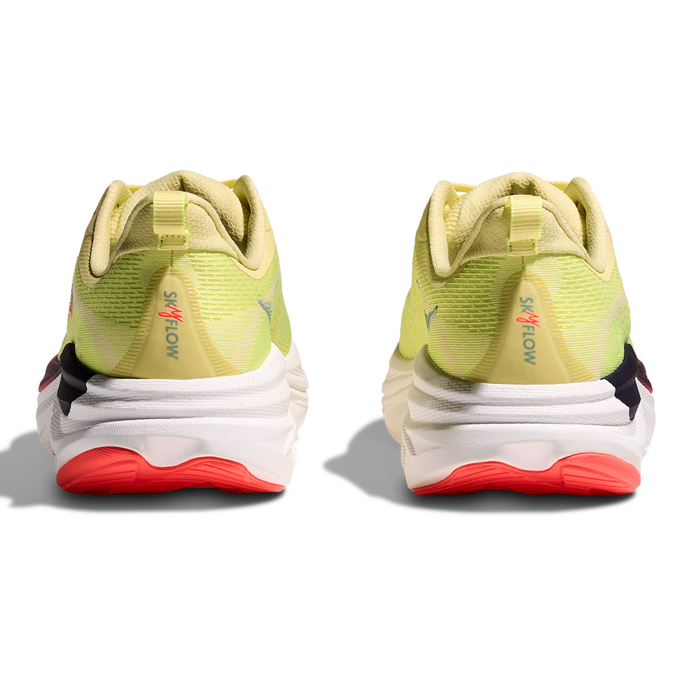 Hoka Men's Skyflow - BlackToe Running#colour_sunlight-neon-yuzu