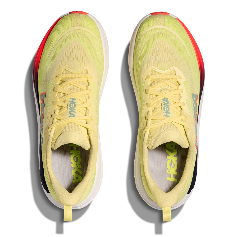 Hoka Men's Skyflow - BlackToe Running#colour_sunlight-neon-yuzu