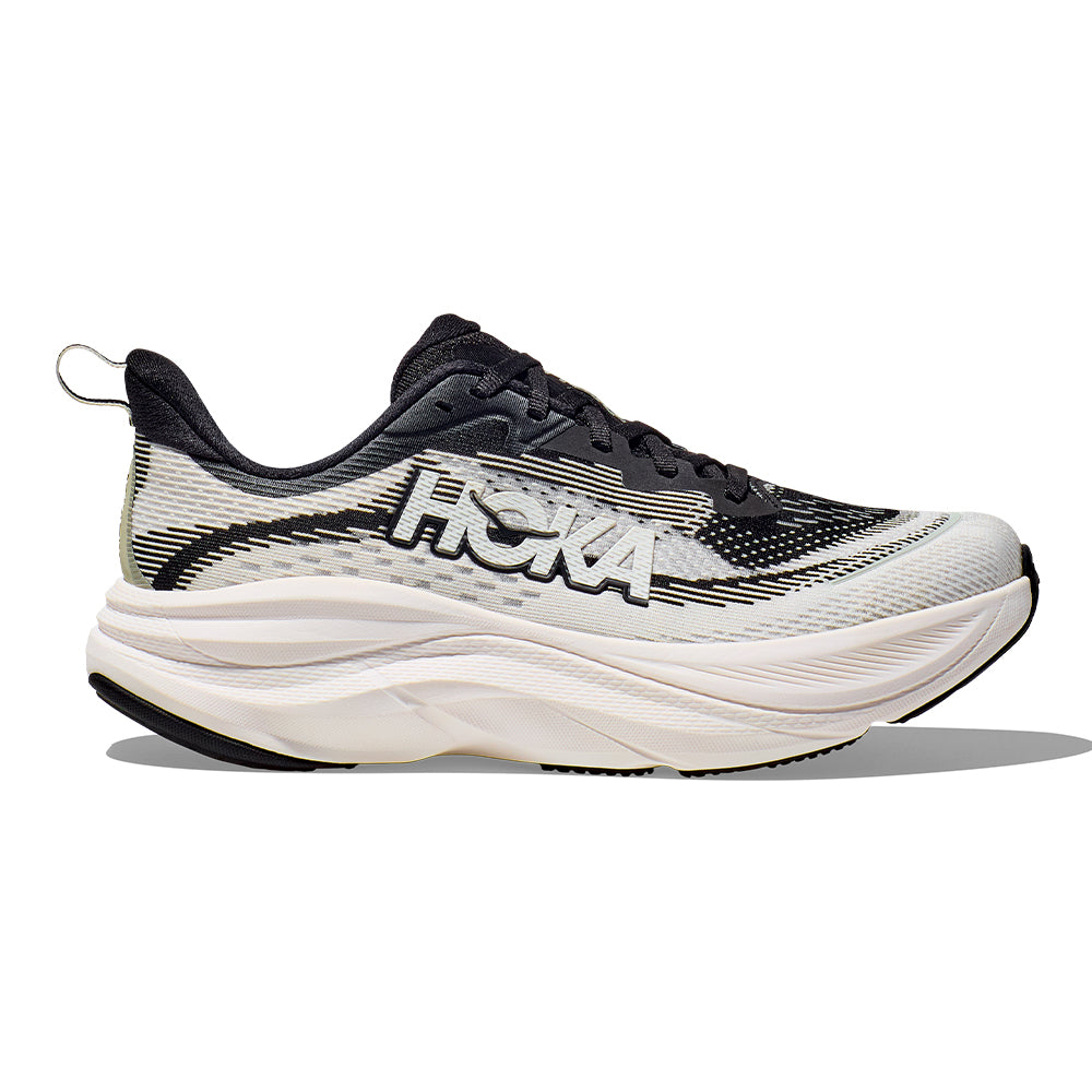 Hoka Women's Skyflow - BlackToe Running#colour_black-white