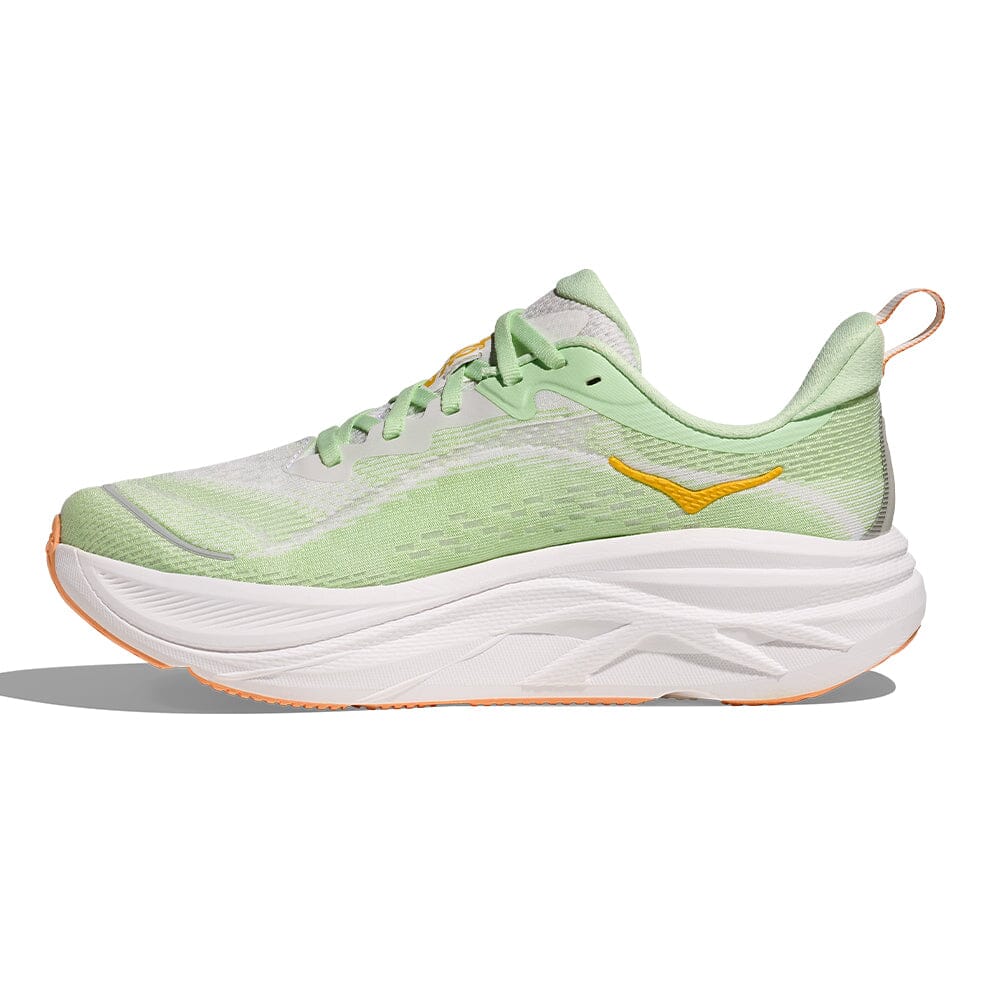 Hoka Women's Skyflow - BlackToe Running#colour_luna-moth-white