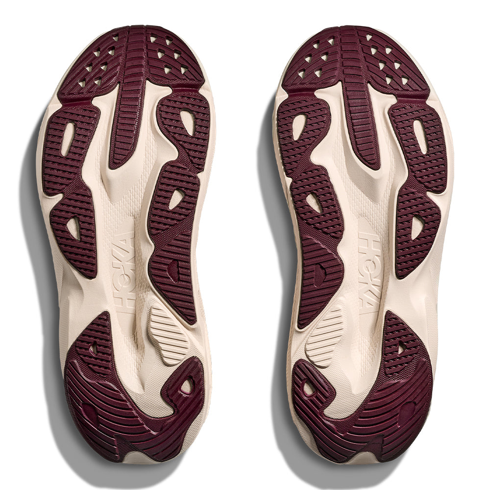 Hoka Women's Skyflow - BlackToe Running#colour_rose-cream-rose-latte