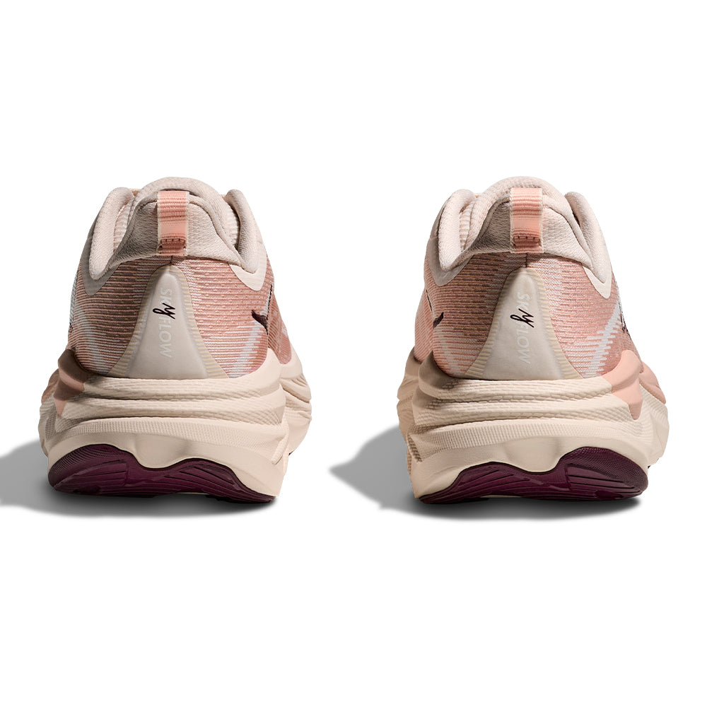 Hoka Women's Skyflow - BlackToe Running#colour_rose-cream-rose-latte
