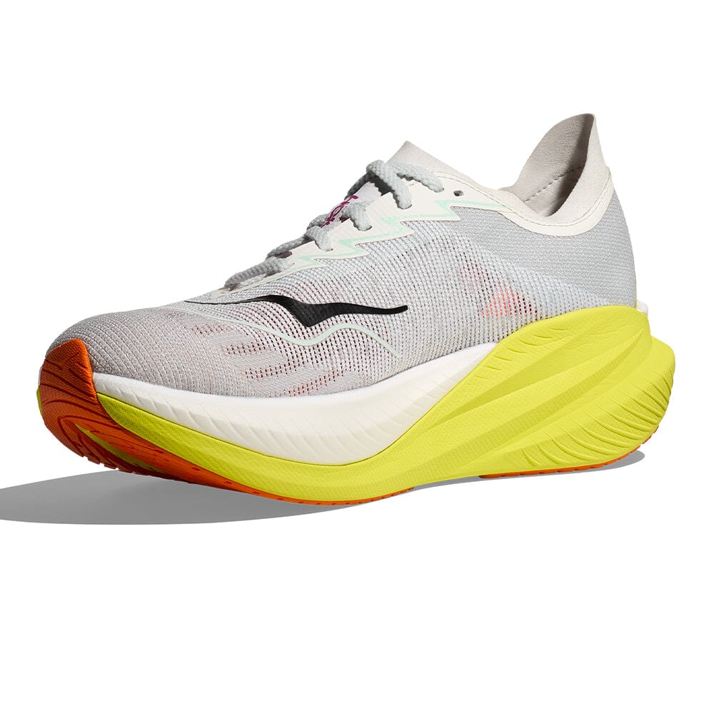 Hoka Men's Mach X 2 - BlackToe Running#colour_frost-citrus