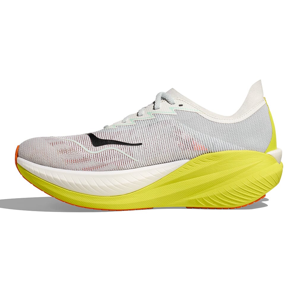 Hoka Men's Mach X 2 - BlackToe Running#colour_frost-citrus