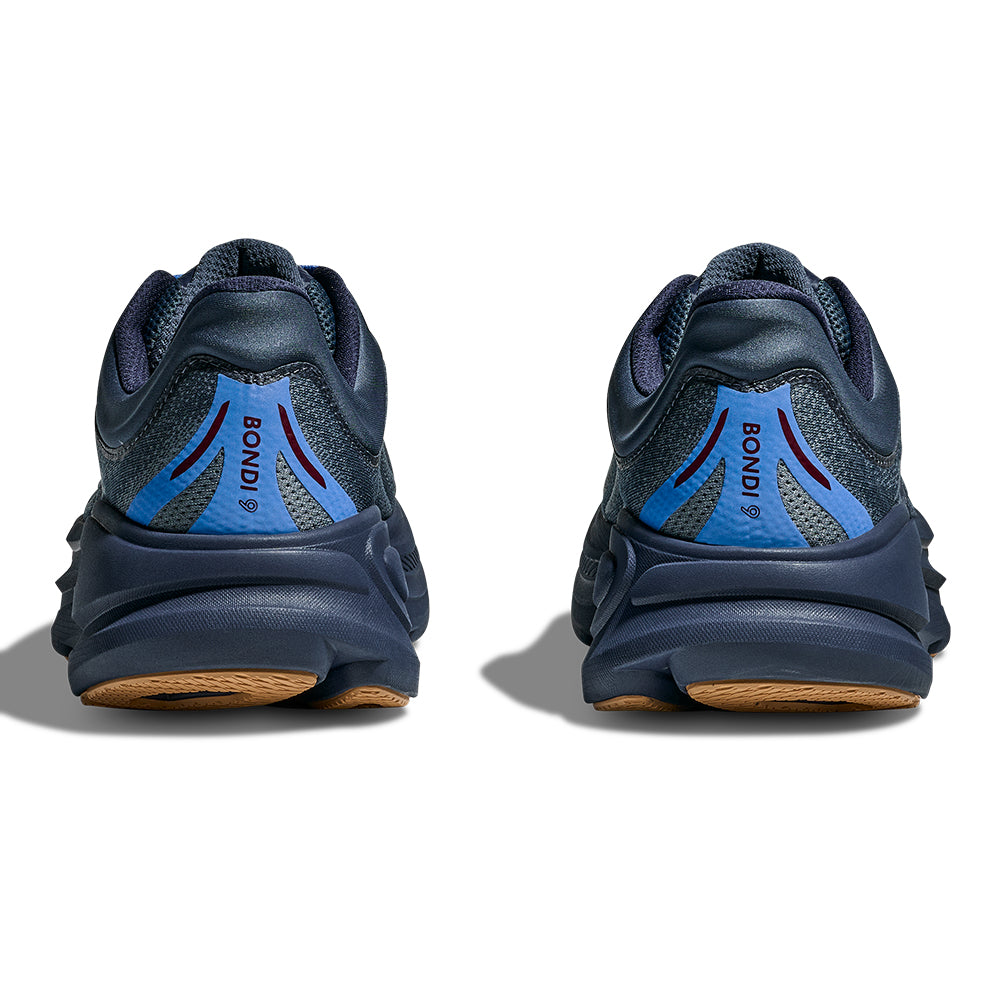 Hoka Men's Bondi 9 - BlackToe Running#colour_faded-navy-slate-blue