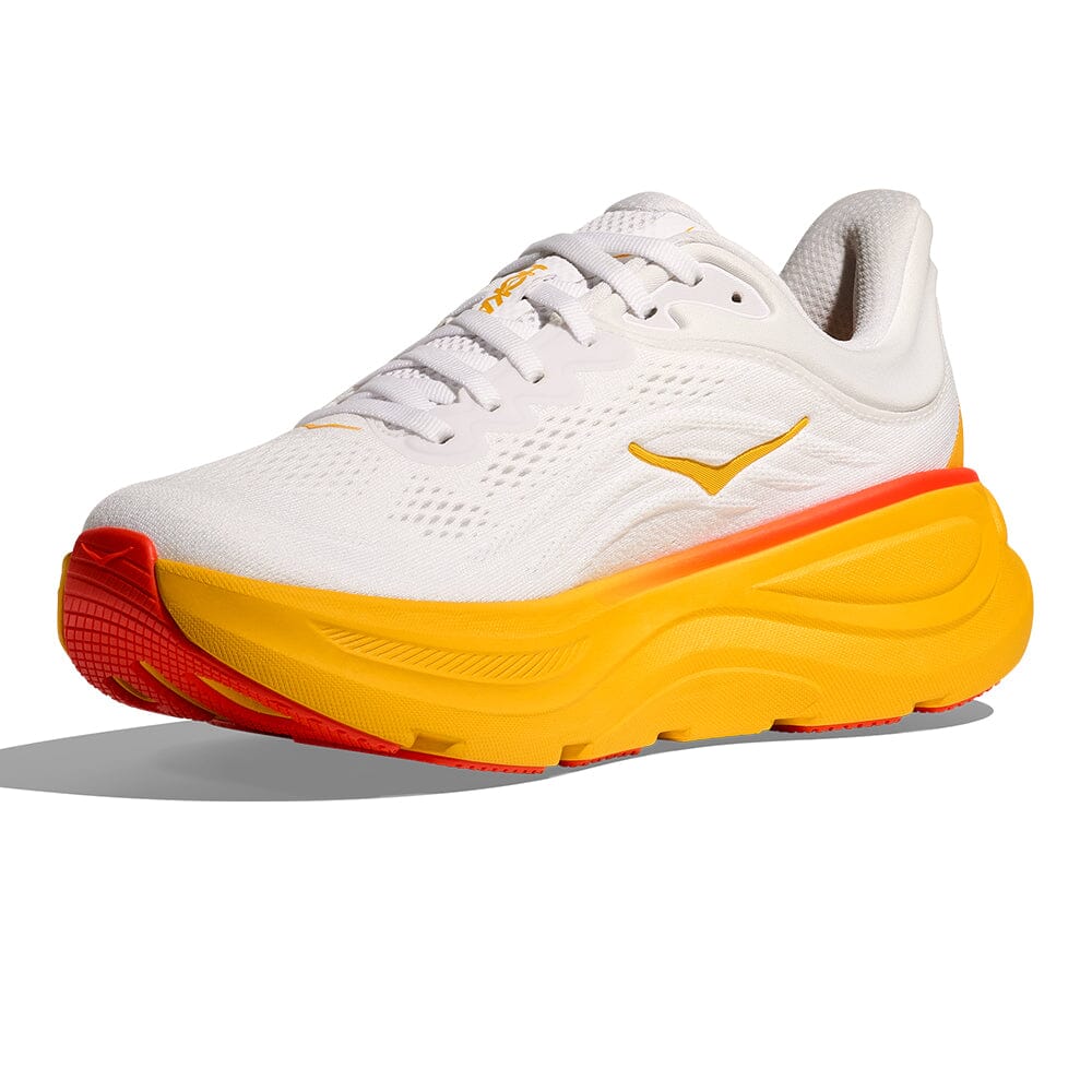Hoka Men's Bondi 9 - BlackToe Running#colour_frost-sunflower