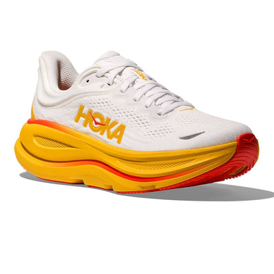 Hoka Men's Bondi 9 - BlackToe Running#colour_frost-sunflower