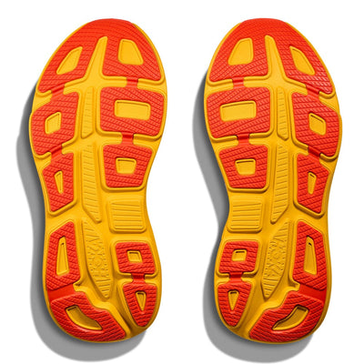 Hoka Men's Bondi 9 - BlackToe Running#colour_frost-sunflower