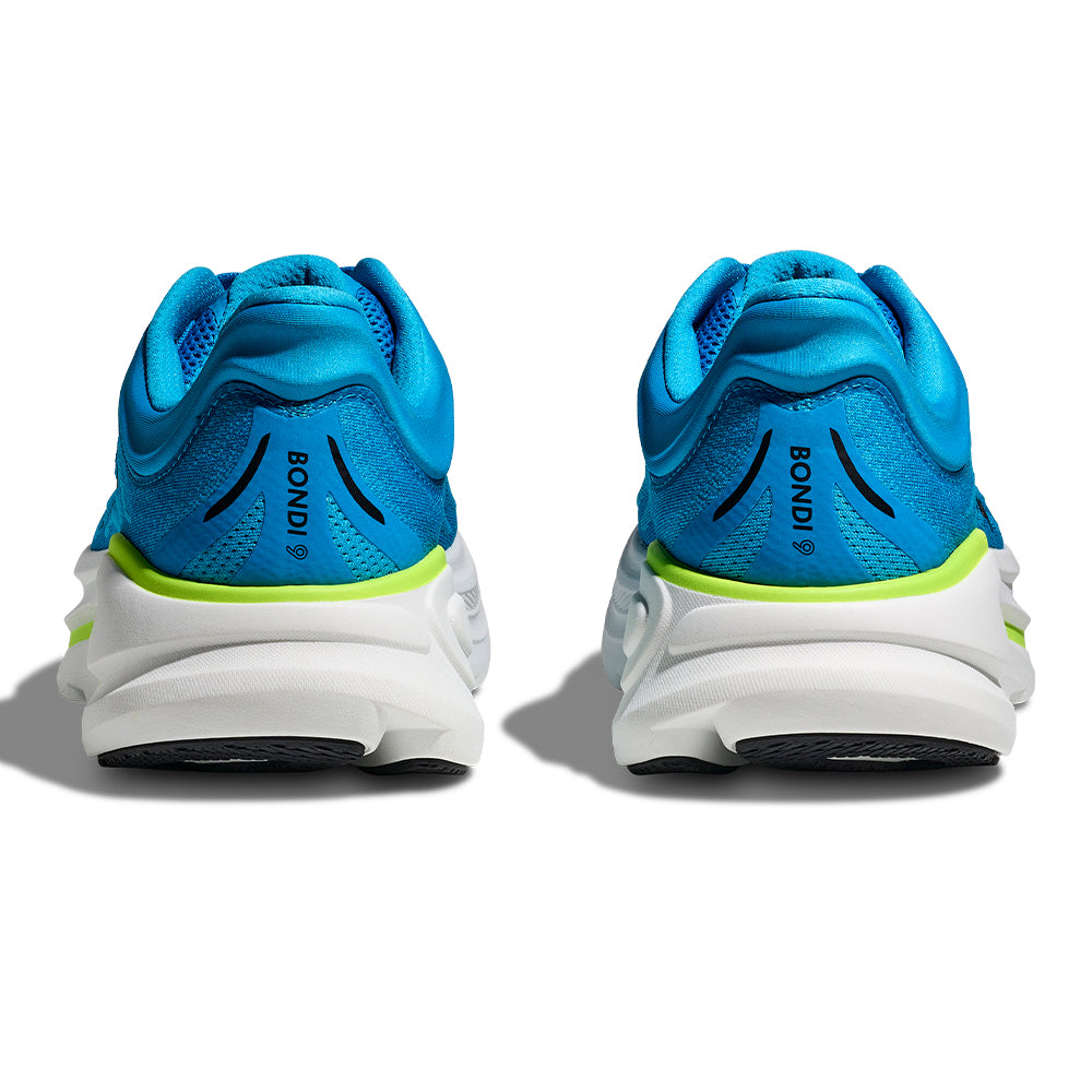 Hoka Men's Bondi 9 - BlackToe Running#colour_skyward-blue-hoka-blue