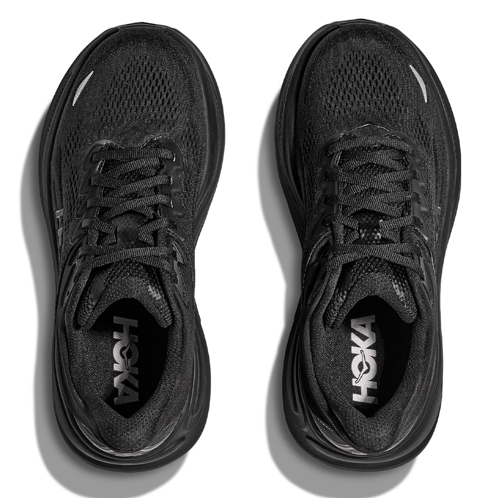 Hoka Women's Bondi 9 - BlackToe Running#colour_black-black