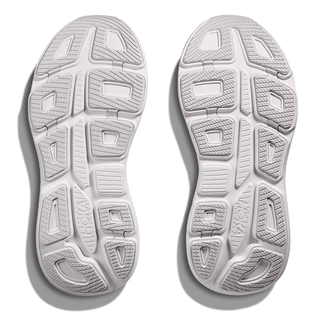 Hoka Women's Bondi 9 - BlackToe Running#colour_cosmic-grey-white