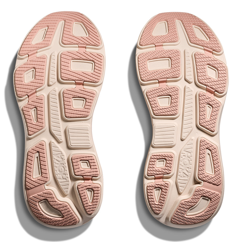 Hoka Women's Bondi 9 - BlackToe Running#colour_rose-latte-rose-cream