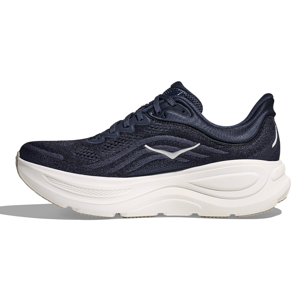 Hoka Men's Bondi 9 Wide - BlackToe Running#colour_varsity-navy-white