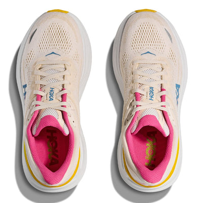 Hoka Women's Bondi 9 - Wide - BlackToe Running#colour_alabaster-birch