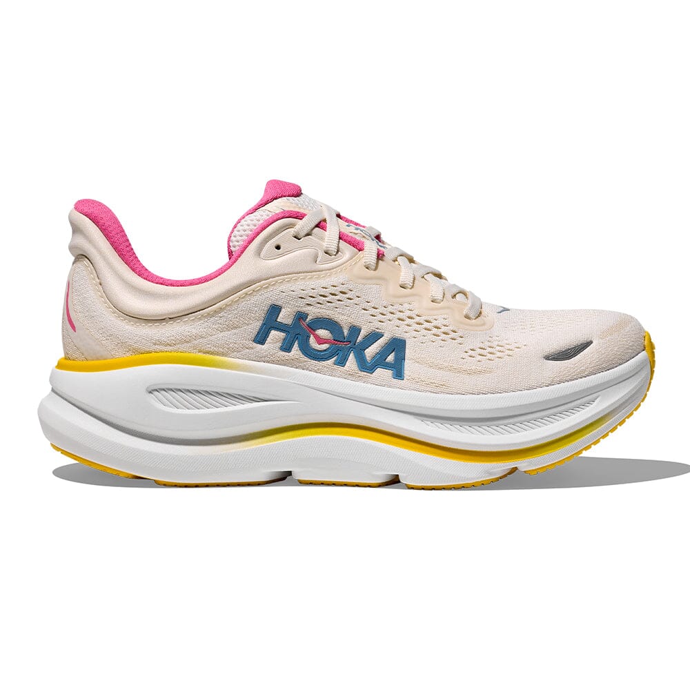 Hoka Women's Bondi 9 - Wide - BlackToe Running#colour_alabaster-birch