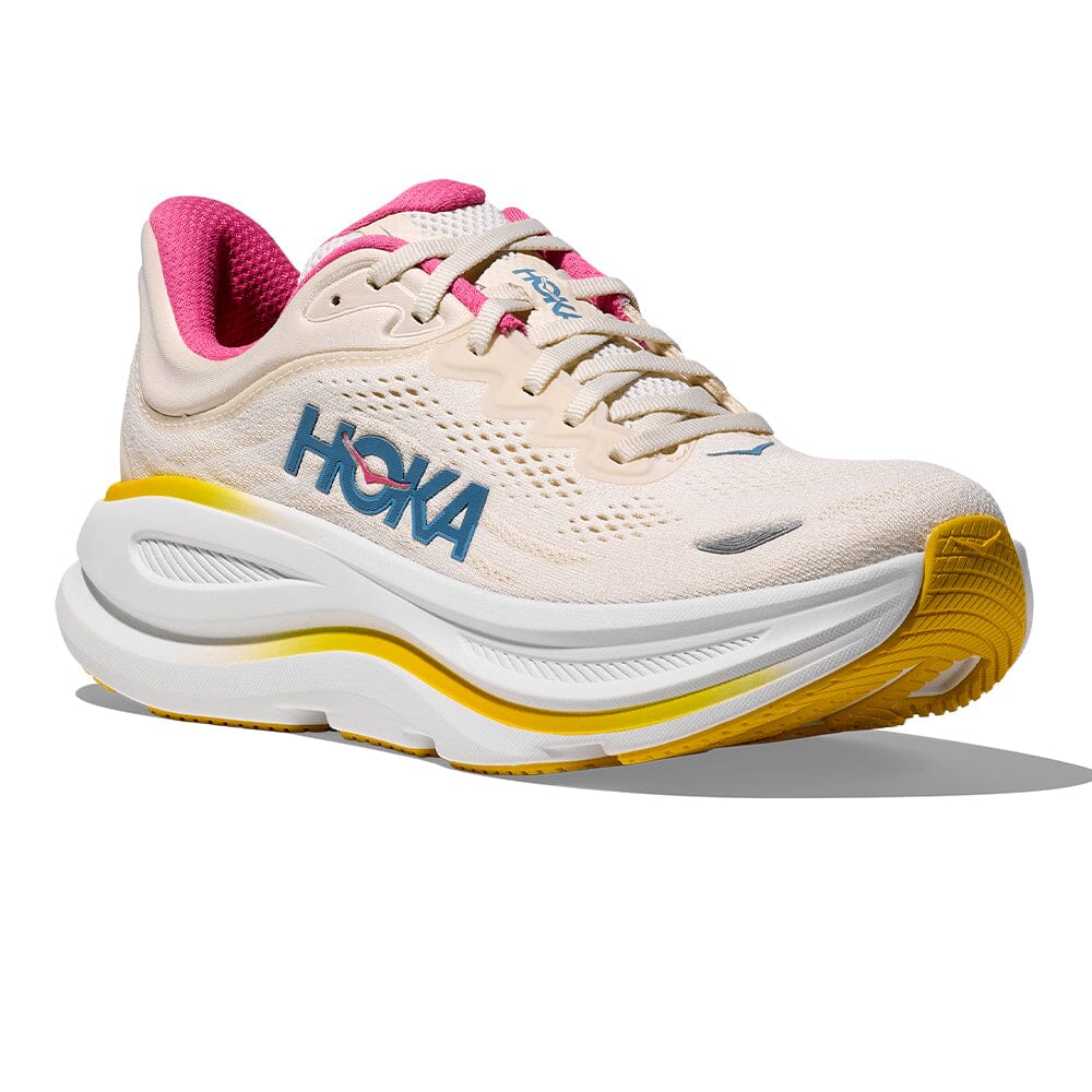 Hoka Women's Bondi 9 - Wide - BlackToe Running#colour_alabaster-birch