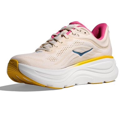 Hoka Women's Bondi 9 - Wide - BlackToe Running#colour_alabaster-birch