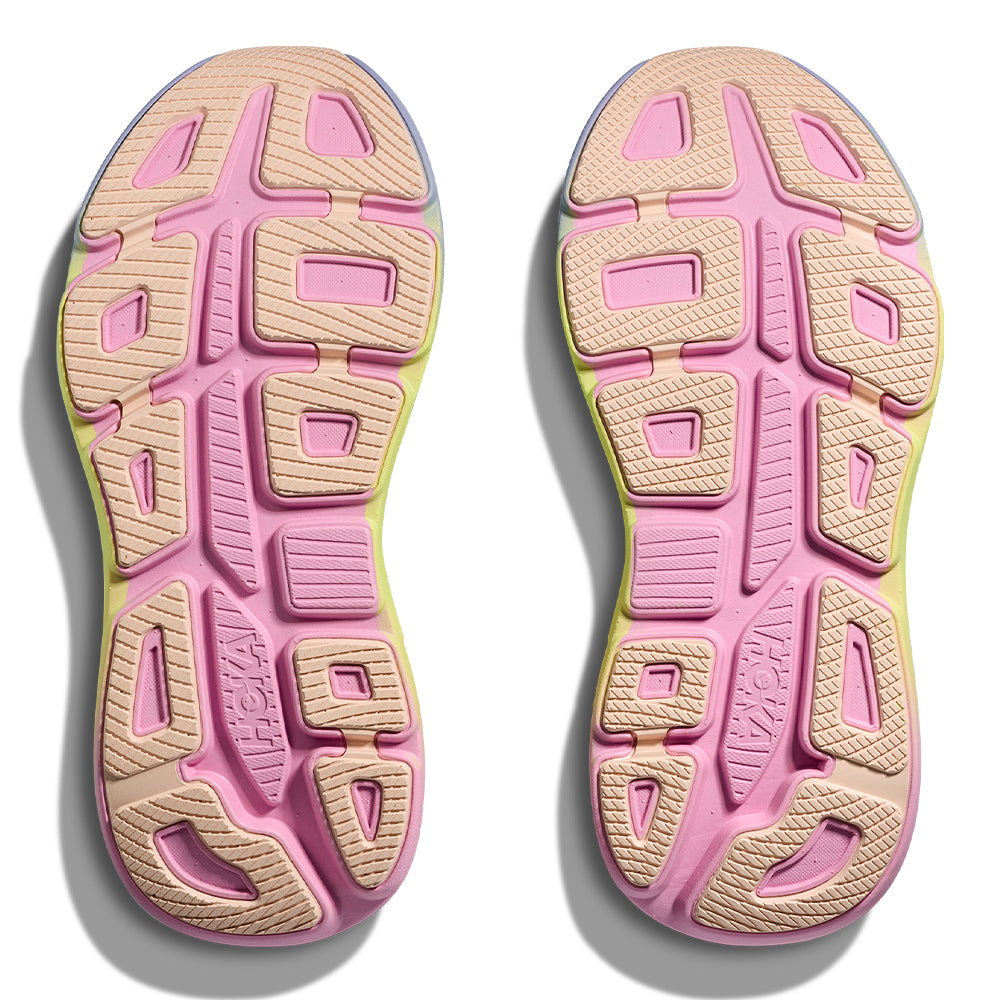 Hoka Women's Bondi 9 Wide - BlackToe Running#colour_glimmering-blue-overcast