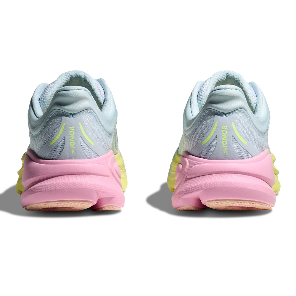 Hoka Women's Bondi 9 Wide - BlackToe Running#colour_glimmering-blue-overcast