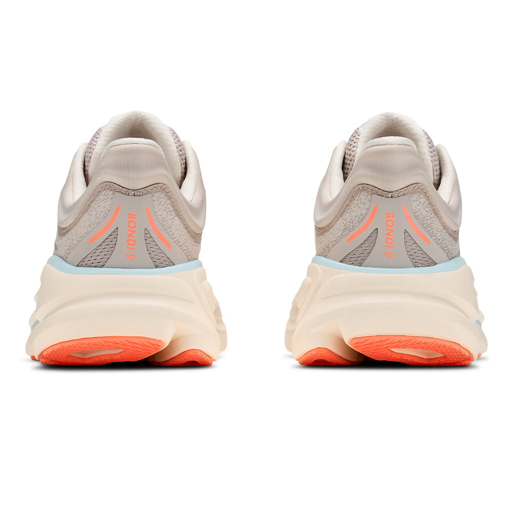 Hoka Women's Bondi 9 Wide - BlackToe Running#colour_rock-river-grey-mineral-ore